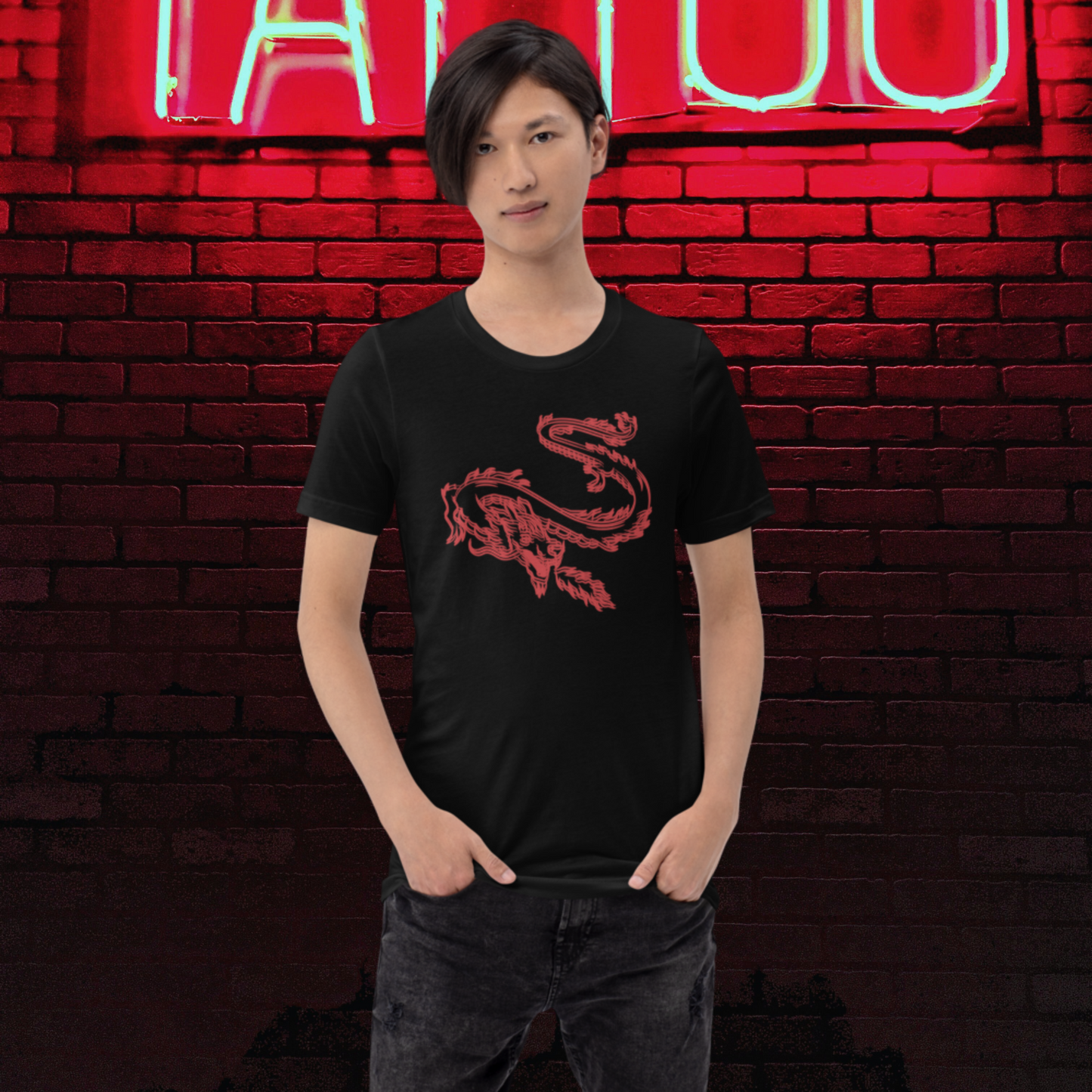 "RED DRAGON" Unisex T-shirt