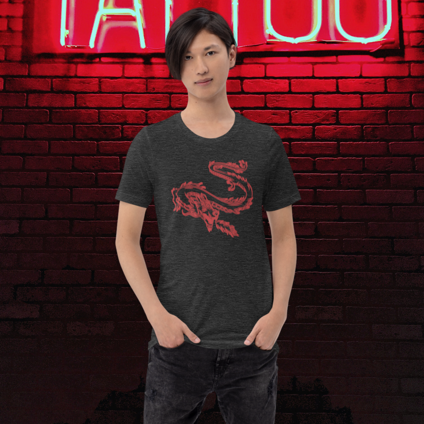 "RED DRAGON" Unisex T-shirt