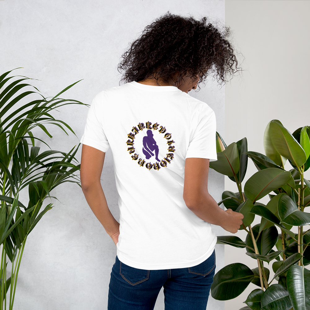 "KNEELING" Unisex T-shirt (Purple Silhouette)