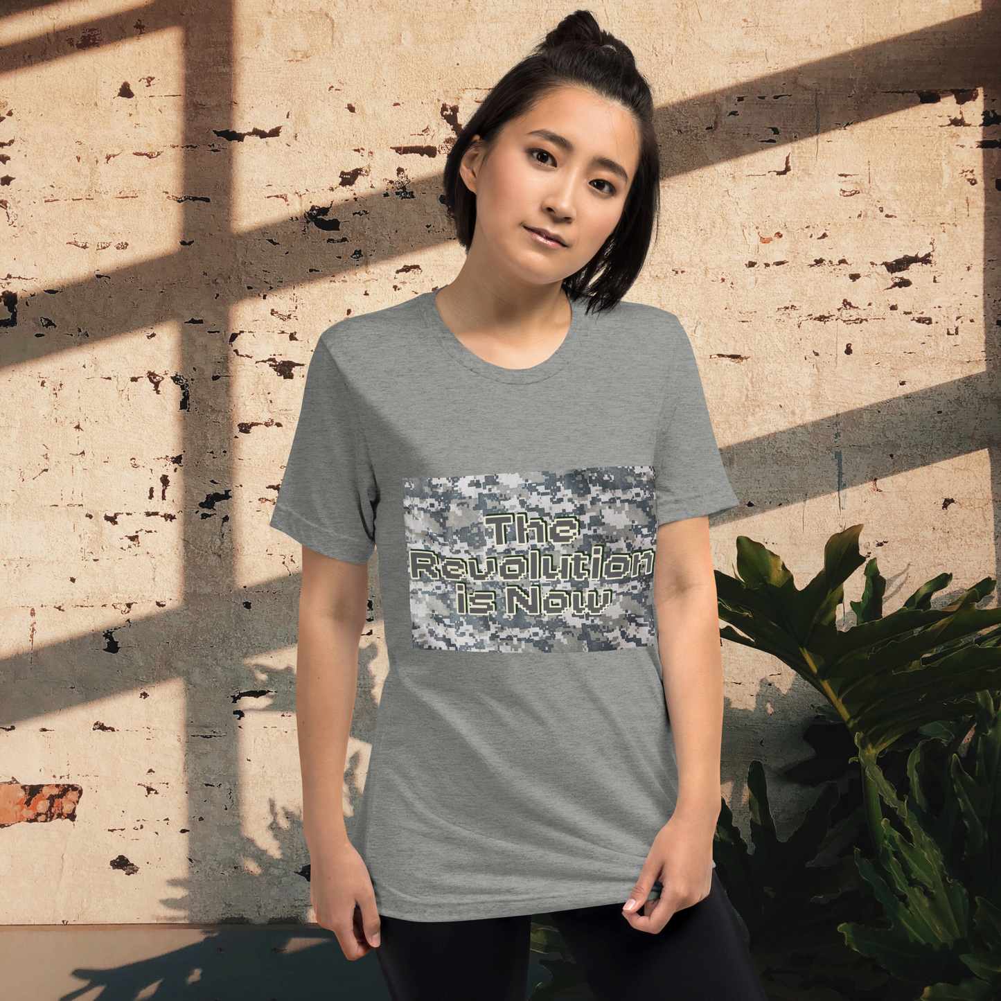 "NOW" Unisex Tri-blend T-shirt (Digital Theme)