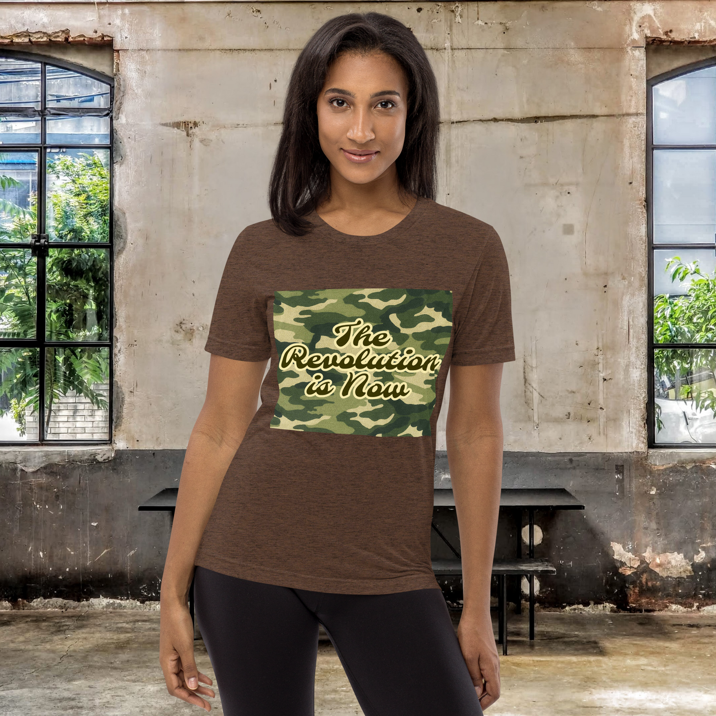 "NOW" Unisex Tri-blend T-shirt (Woodland Theme)