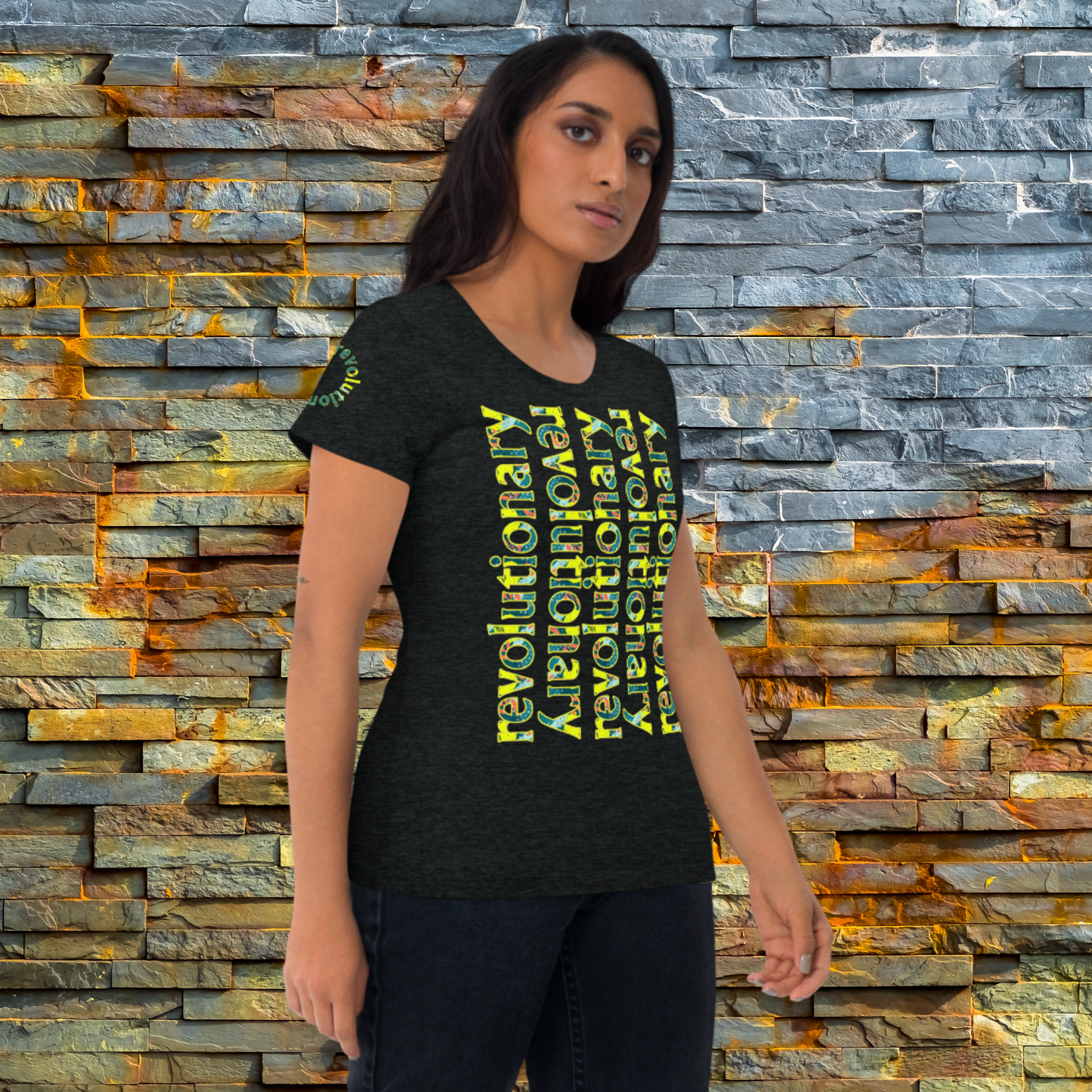 "REVOLUTIONARY ECHO" Unisex Short Sleeve T-shirt (Earth Theme)