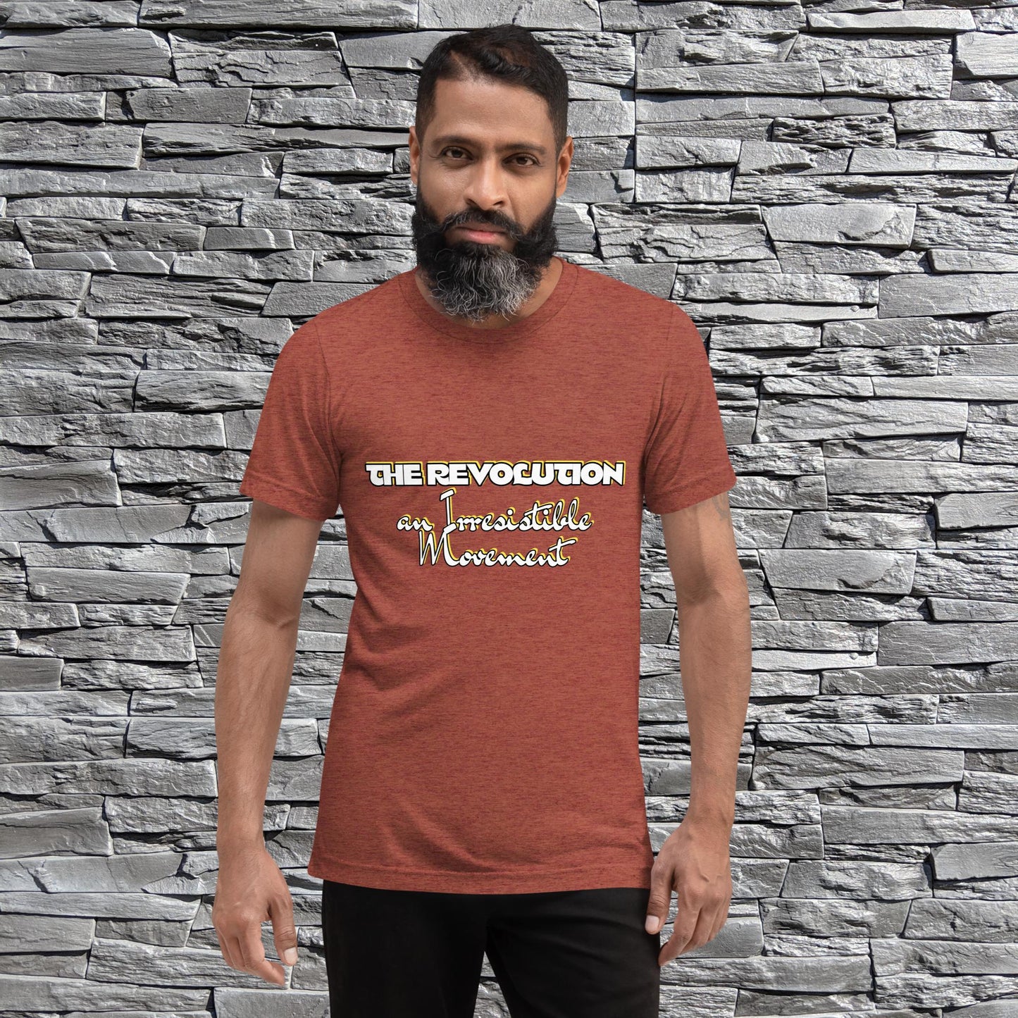 "AN IRRESISTIBLE MOVEMENT" Unisex Tri-blend T-shirt