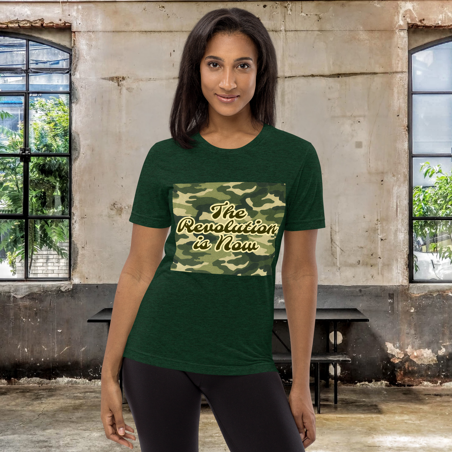 "NOW" Unisex Tri-blend T-shirt (Woodland Theme)