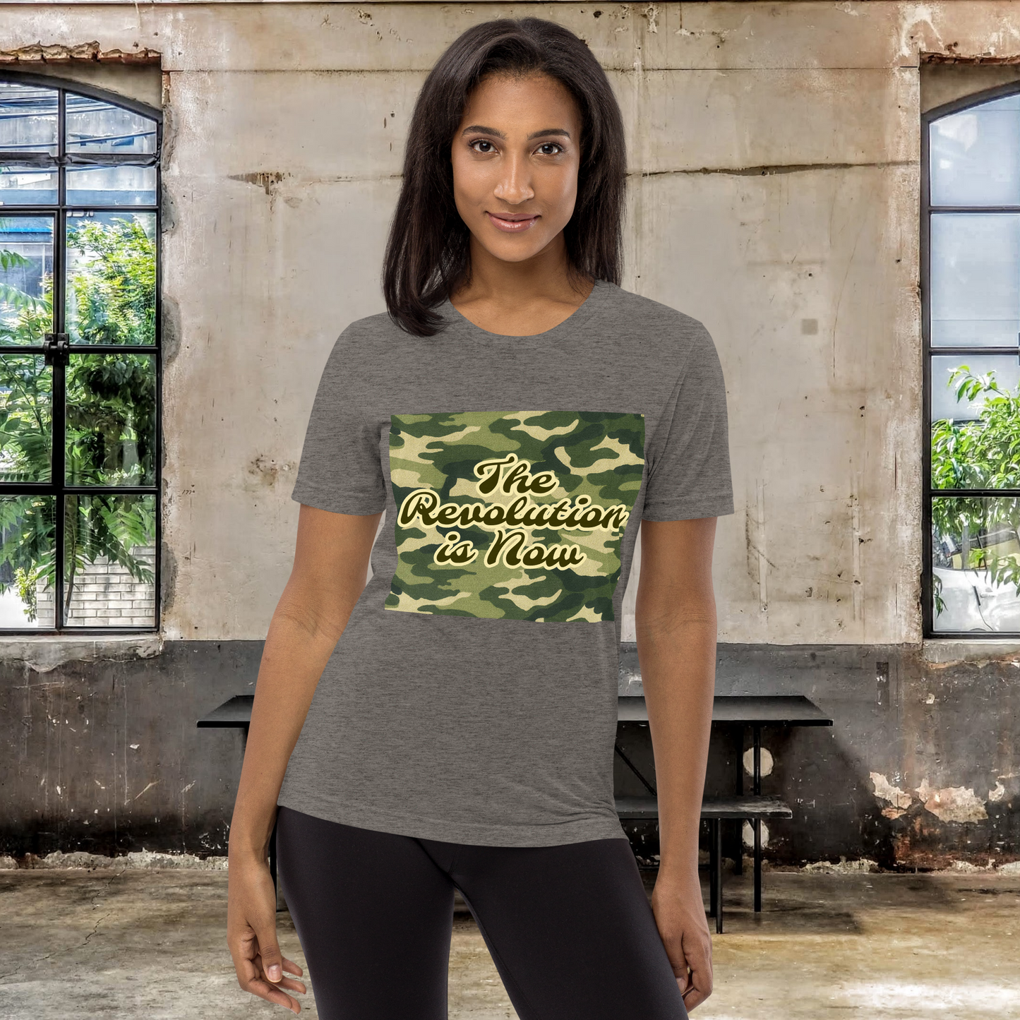 "NOW" Unisex Tri-blend T-shirt (Woodland Theme)