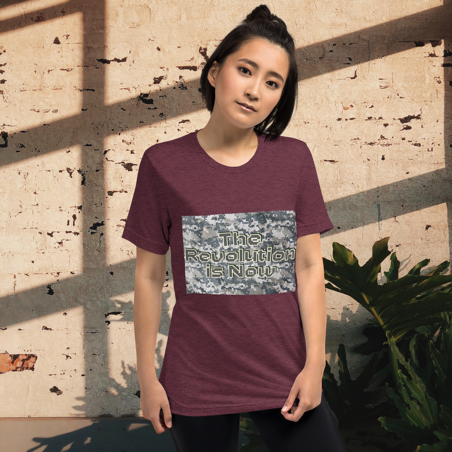 "NOW" Unisex Tri-blend T-shirt (Digital Theme)