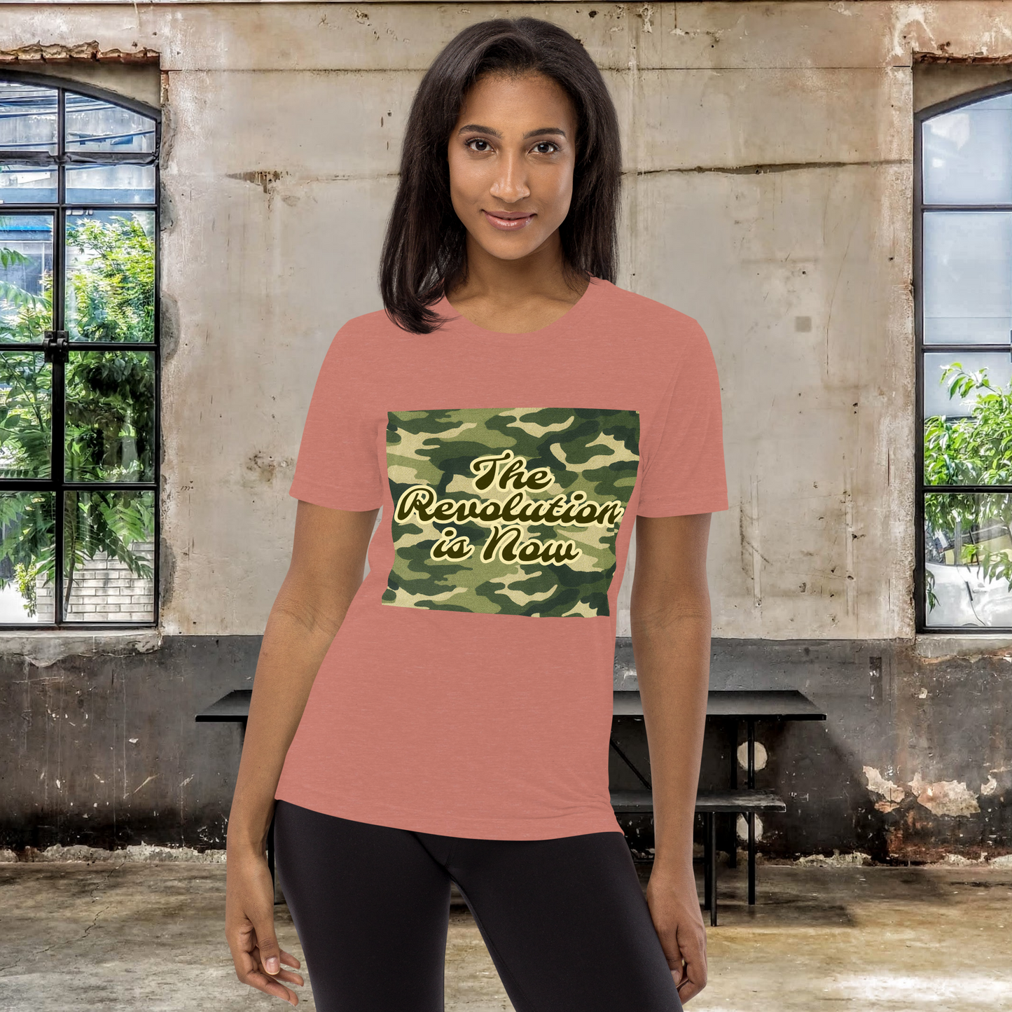 "NOW" Unisex Tri-blend T-shirt (Woodland Theme)