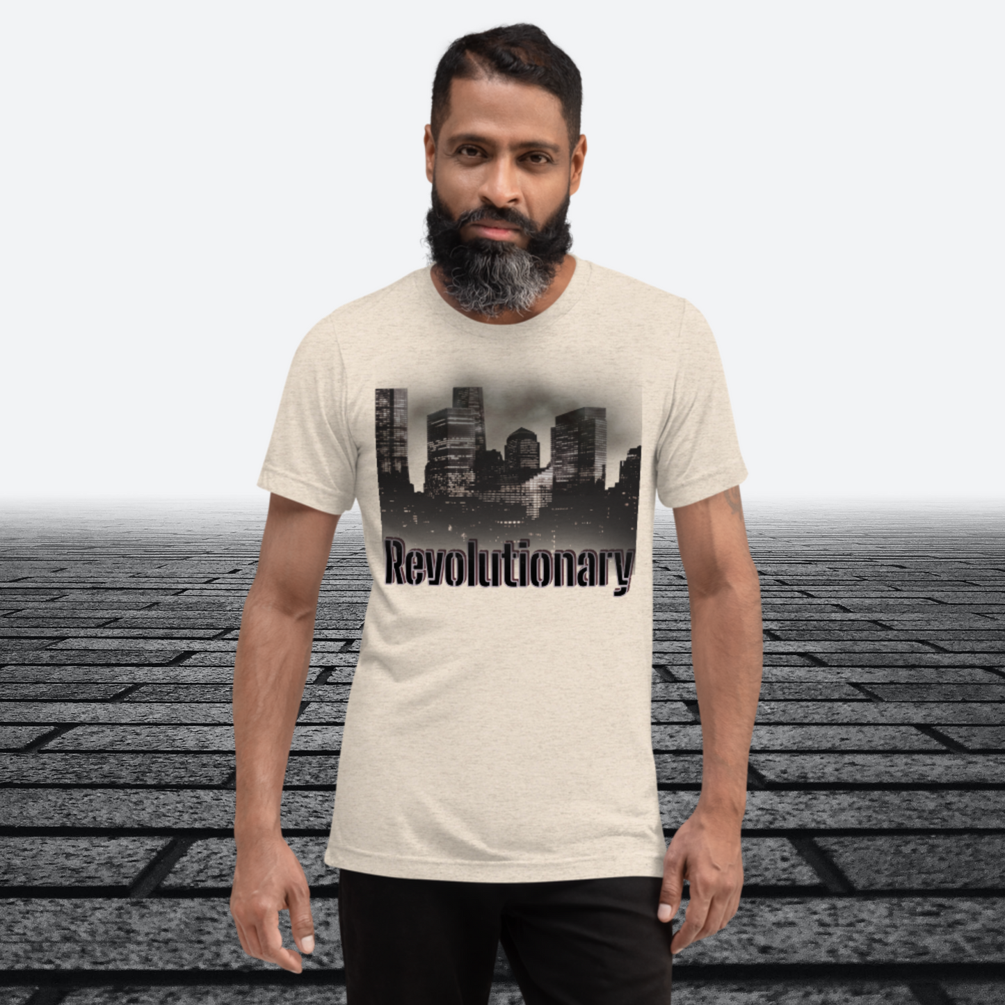 "REVOLUTIONARY SMOKE" Unisex Tri-Blend T-shirt