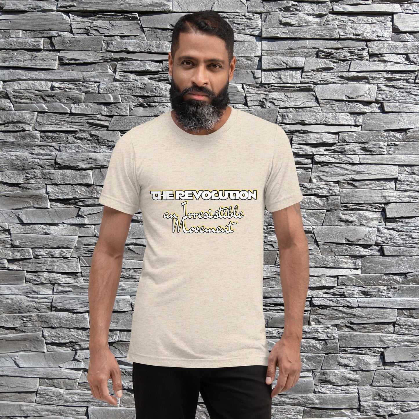 "AN IRRESISTIBLE MOVEMENT" Unisex Tri-blend T-shirt