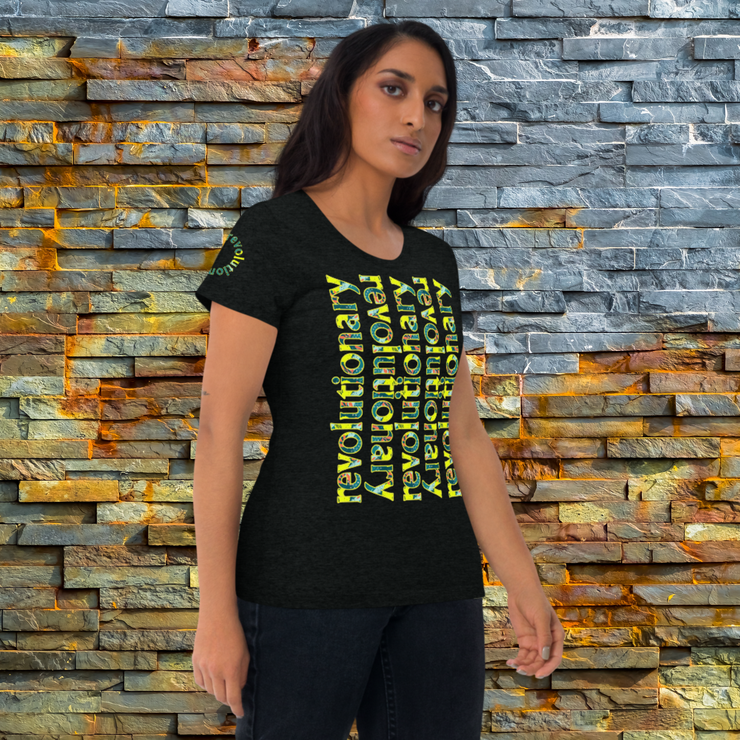 "REVOLUTIONARY ECHO" Unisex Short Sleeve T-shirt (Earth Theme)