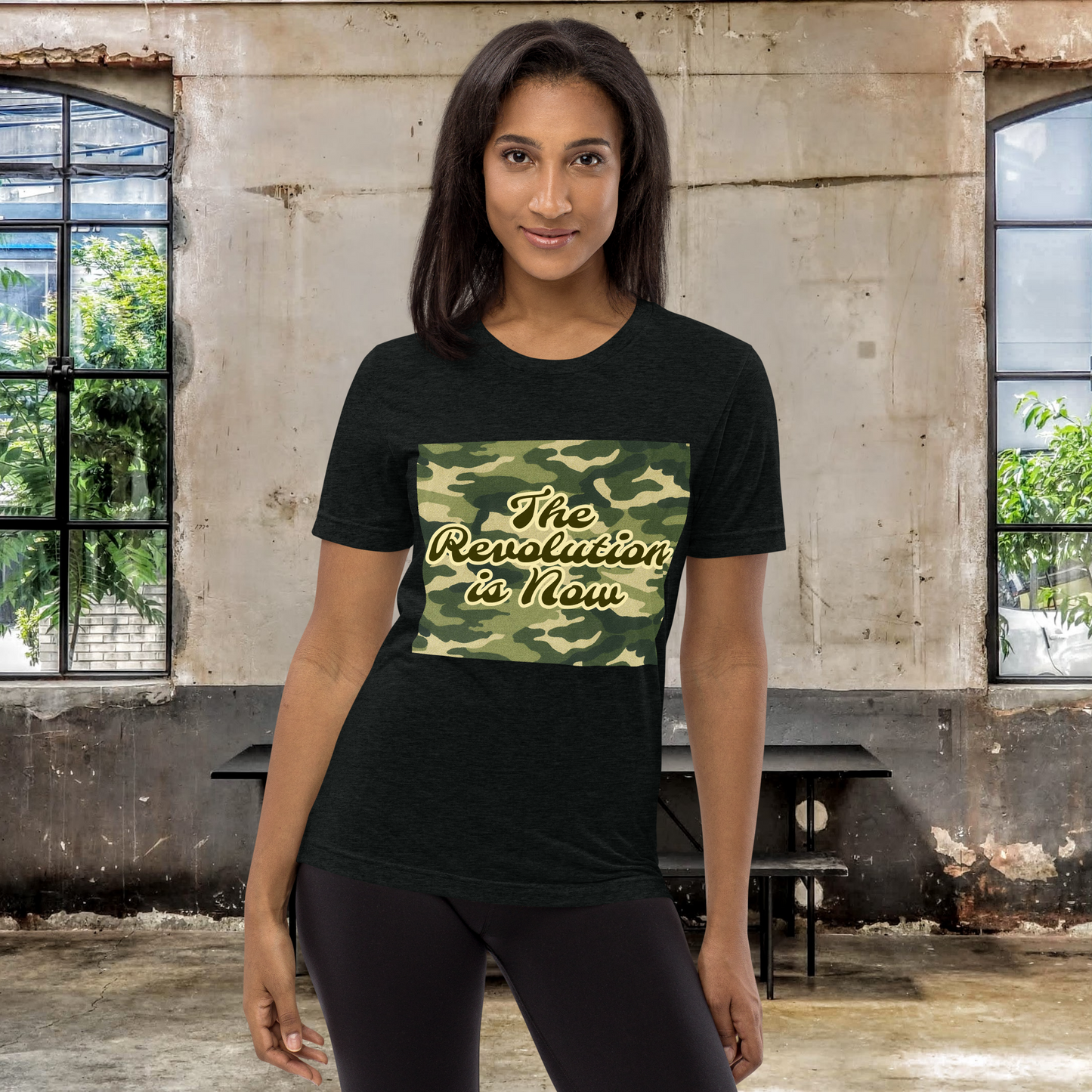 "NOW" Unisex Tri-blend T-shirt (Woodland Theme)