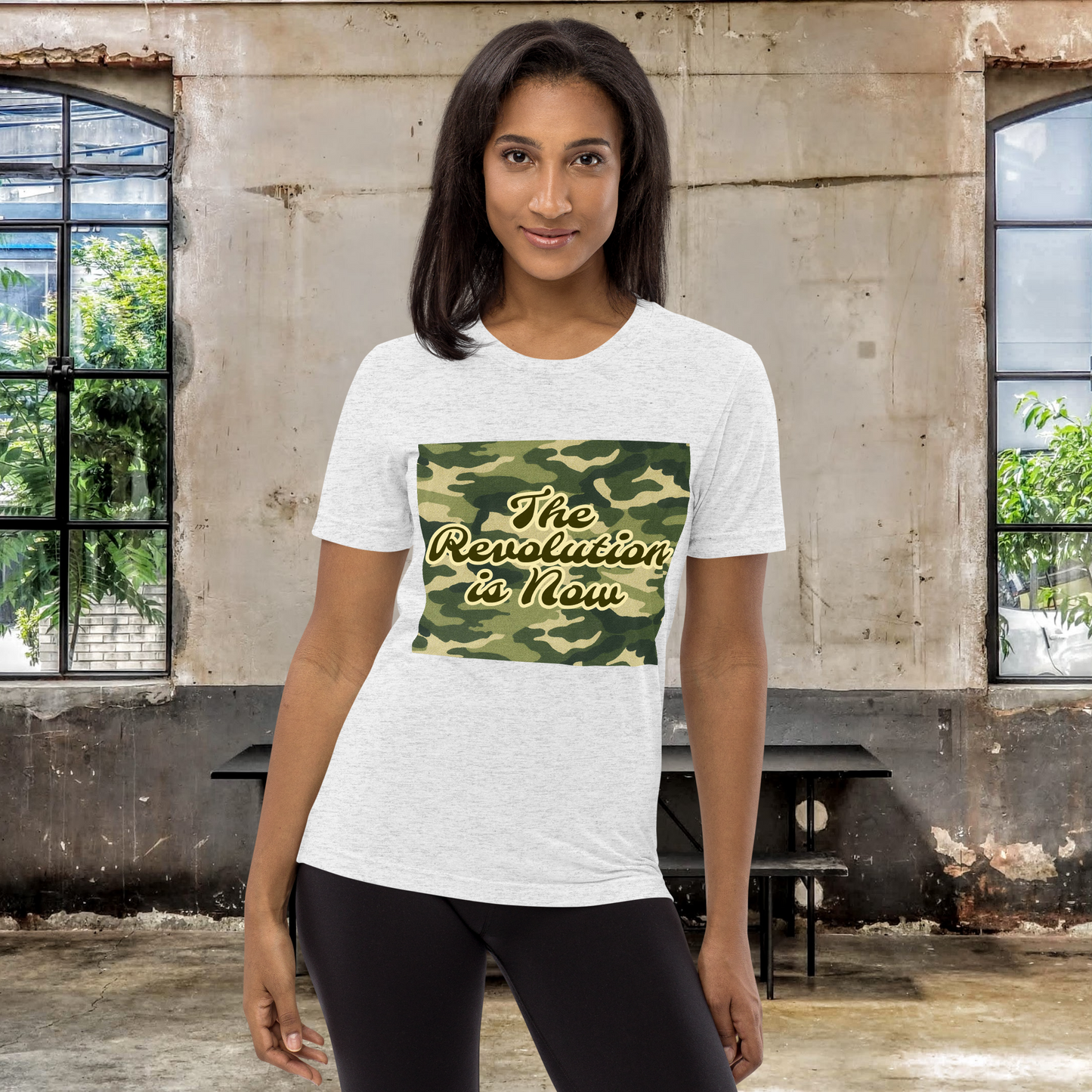 "NOW" Unisex Tri-blend T-shirt (Woodland Theme)