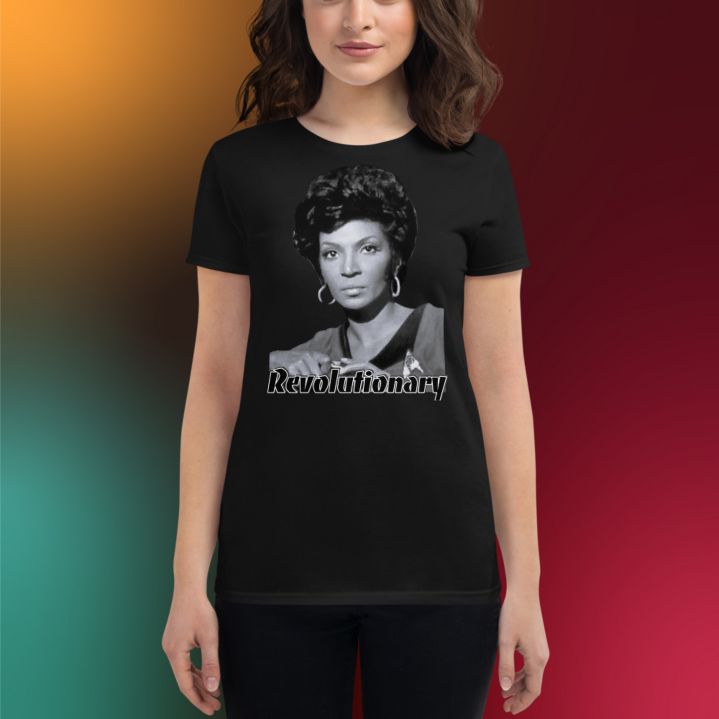 "NICHELLE NICHOLS" Women's Short Sleeve T-shirt