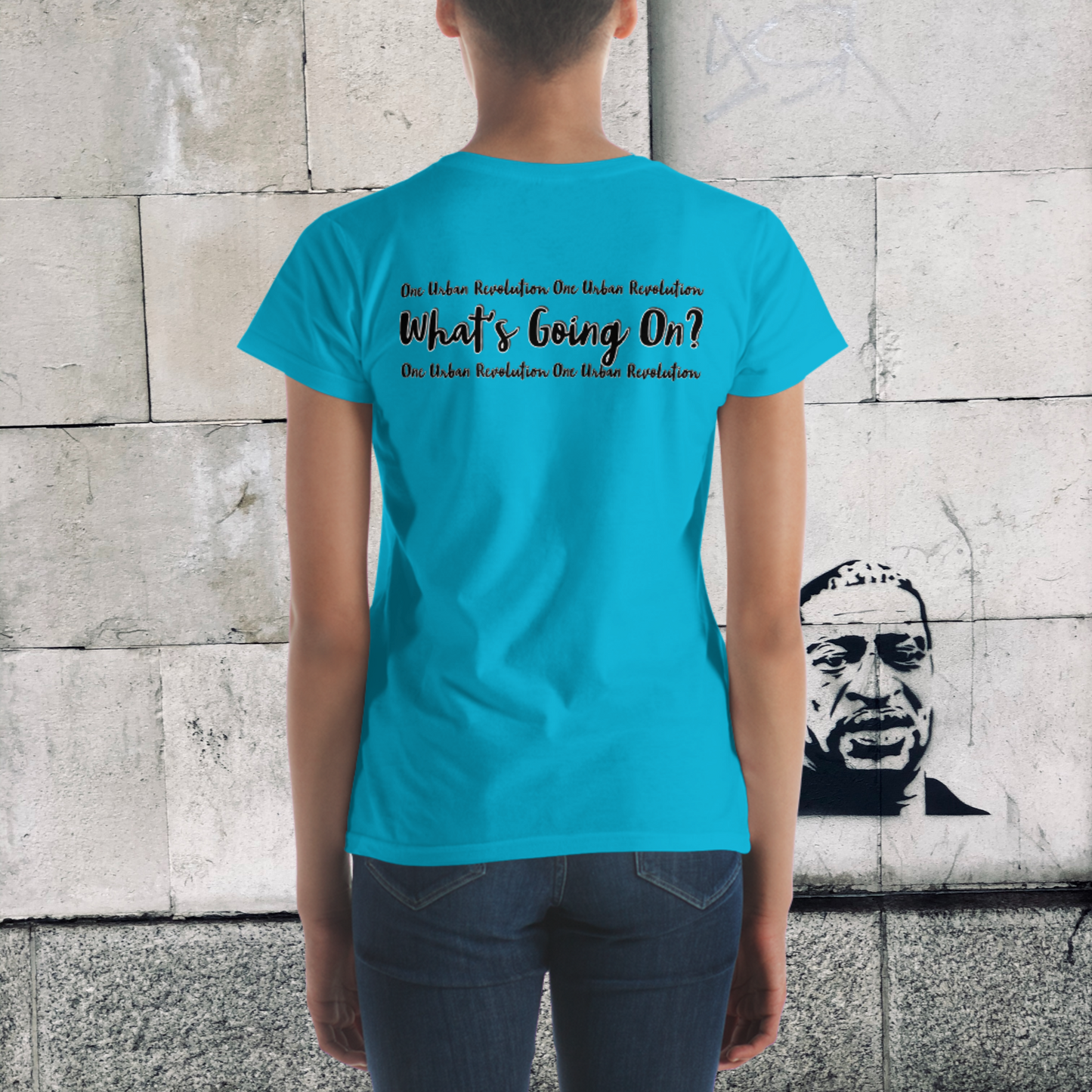 "MARVIN GAYE" Women's Short Sleeve T-shirt