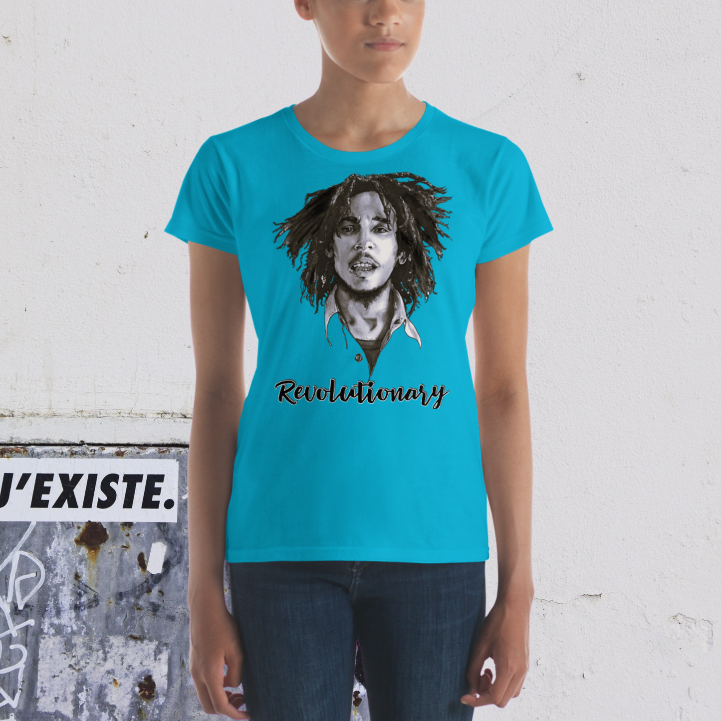 "BOB MARLEY" Women's Short Sleeve T-shirt