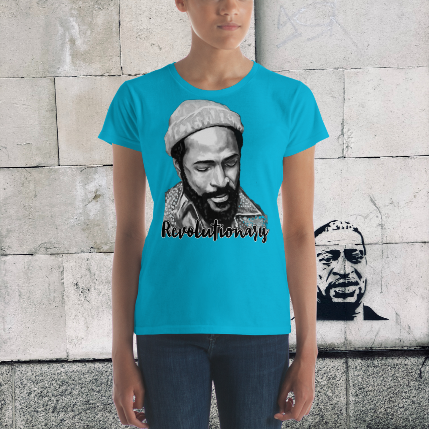 "MARVIN GAYE" Women's Short Sleeve T-shirt