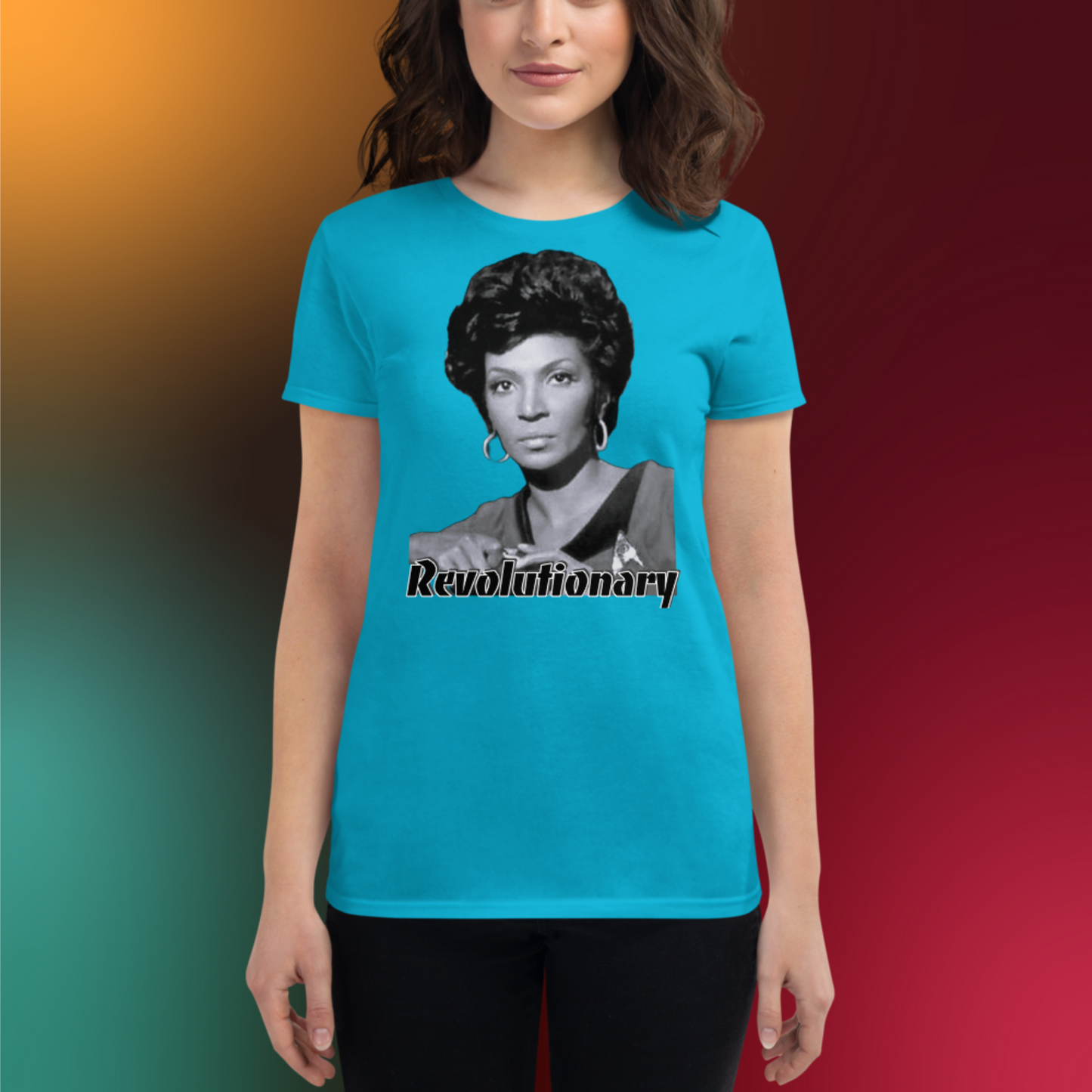 "NICHELLE NICHOLS" Women's Short Sleeve T-shirt