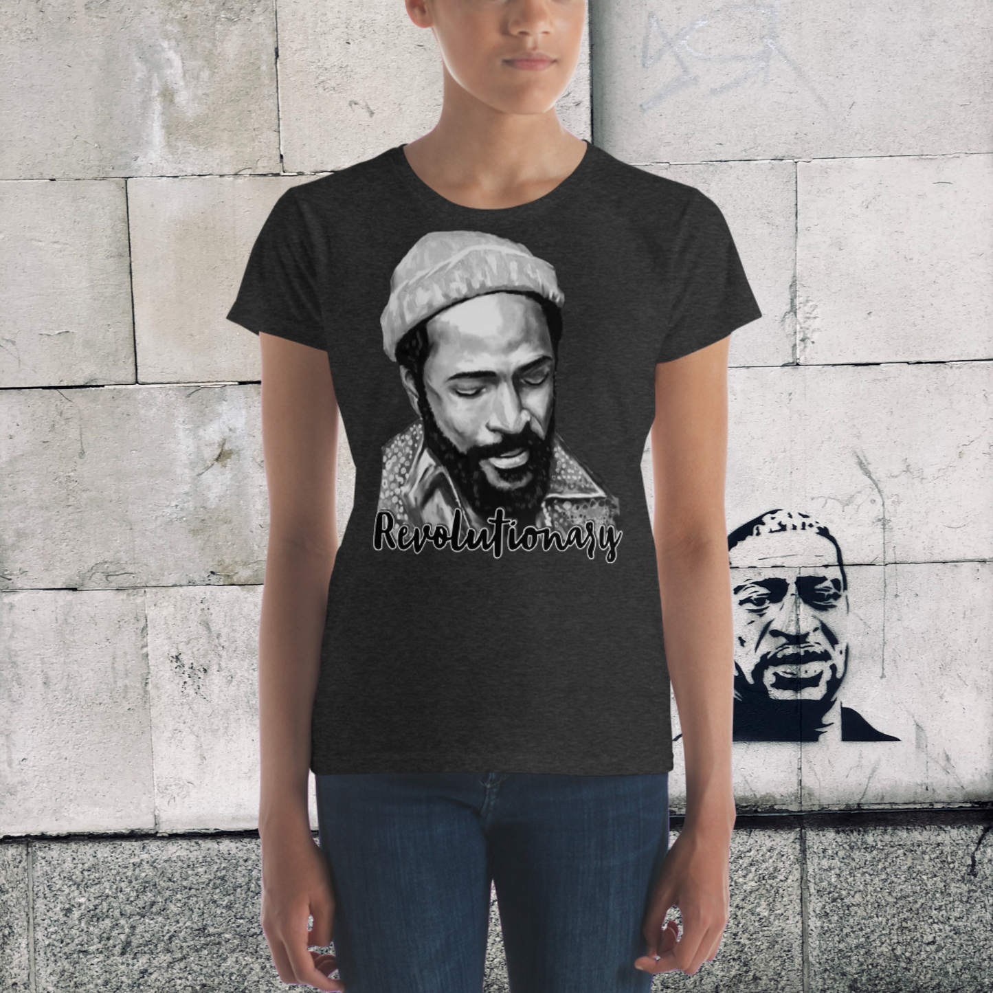 "MARVIN GAYE" Women's Short Sleeve T-shirt