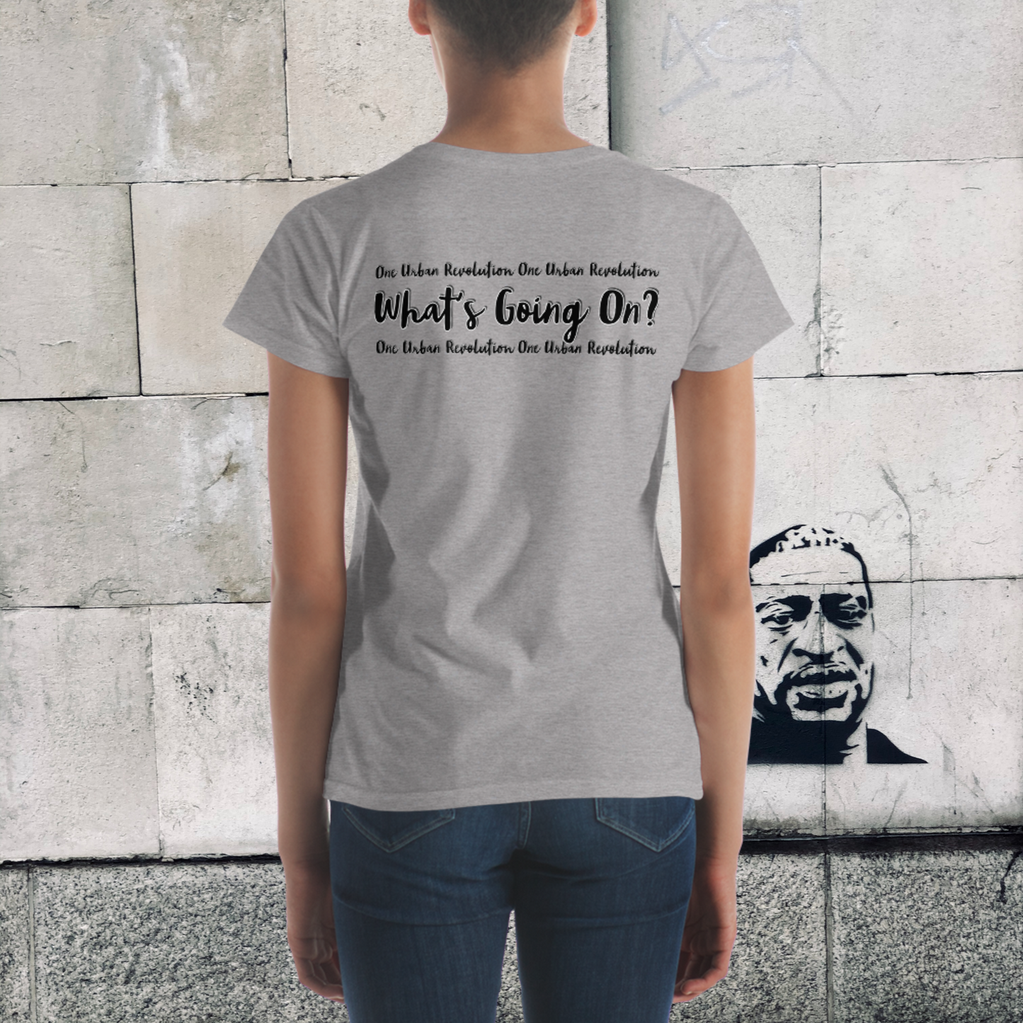 "MARVIN GAYE" Women's Short Sleeve T-shirt