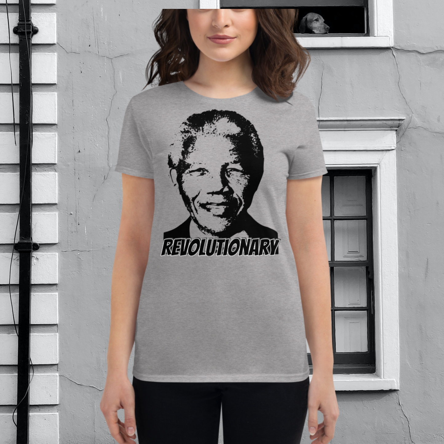 "NELSON MANDELA" Women's Short Sleeve T-shirt