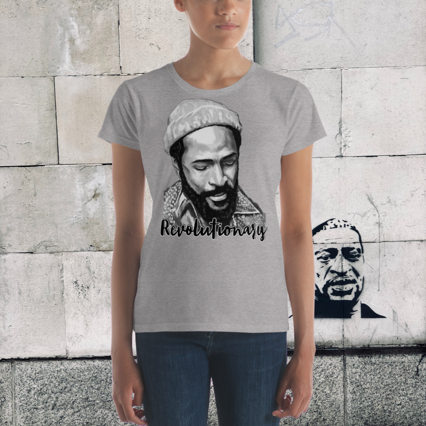 "MARVIN GAYE" Women's Short Sleeve T-shirt