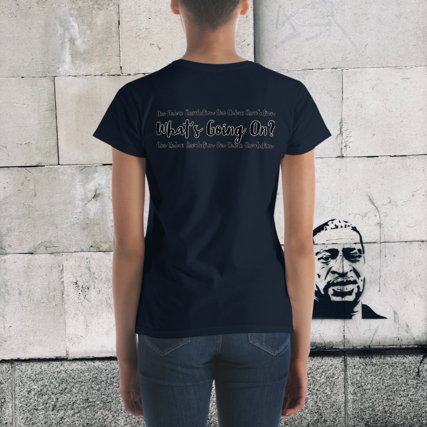 "MARVIN GAYE" Women's Short Sleeve T-shirt