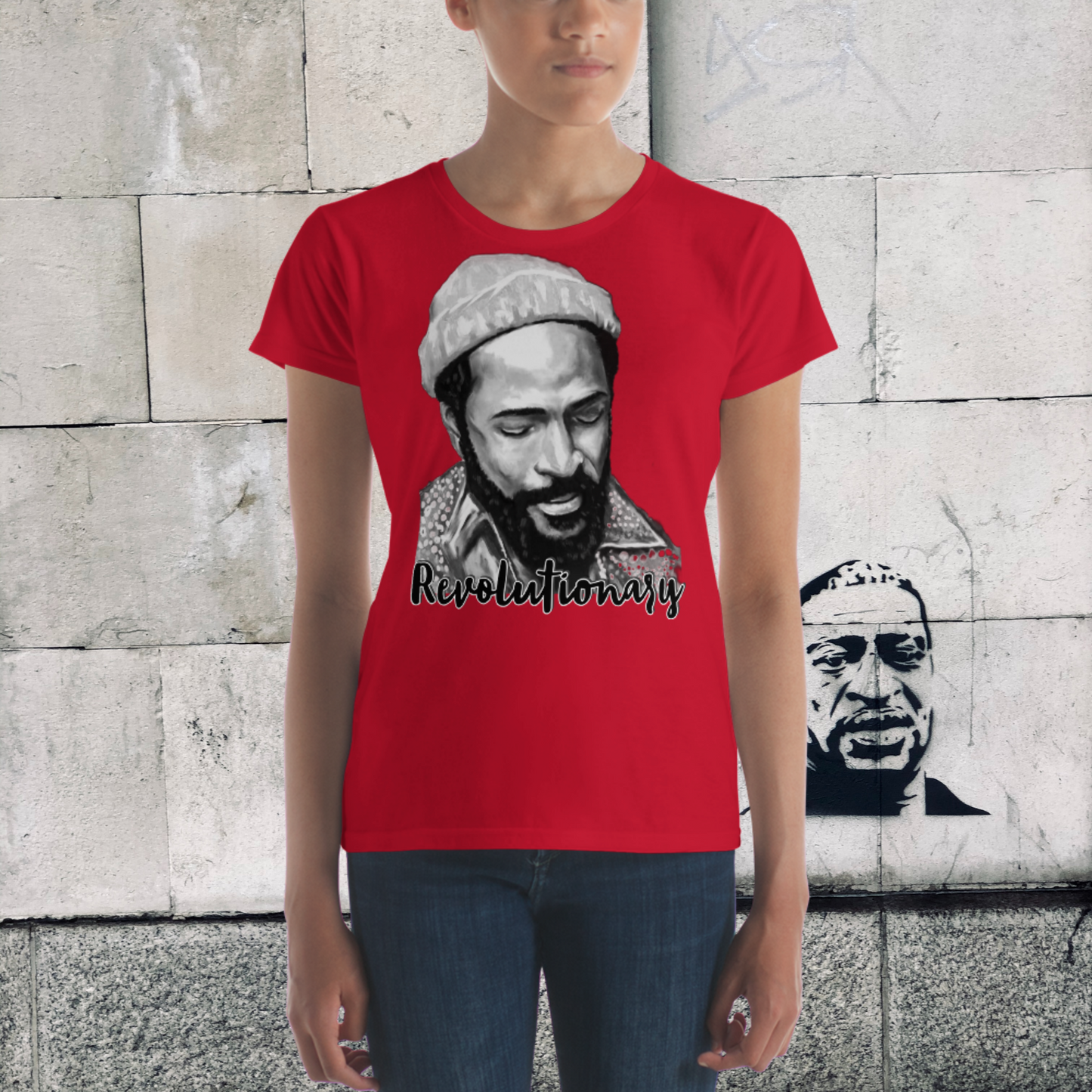 "MARVIN GAYE" Women's Short Sleeve T-shirt