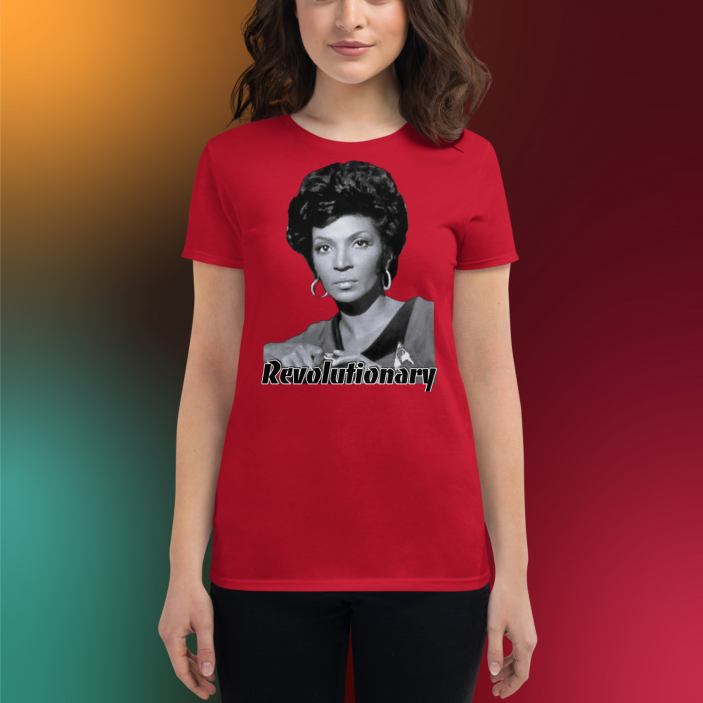 "NICHELLE NICHOLS" Women's Short Sleeve T-shirt