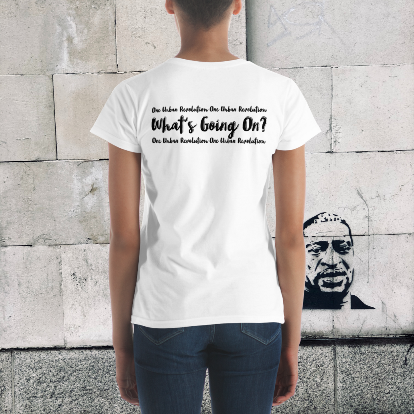 "MARVIN GAYE" Women's Short Sleeve T-shirt