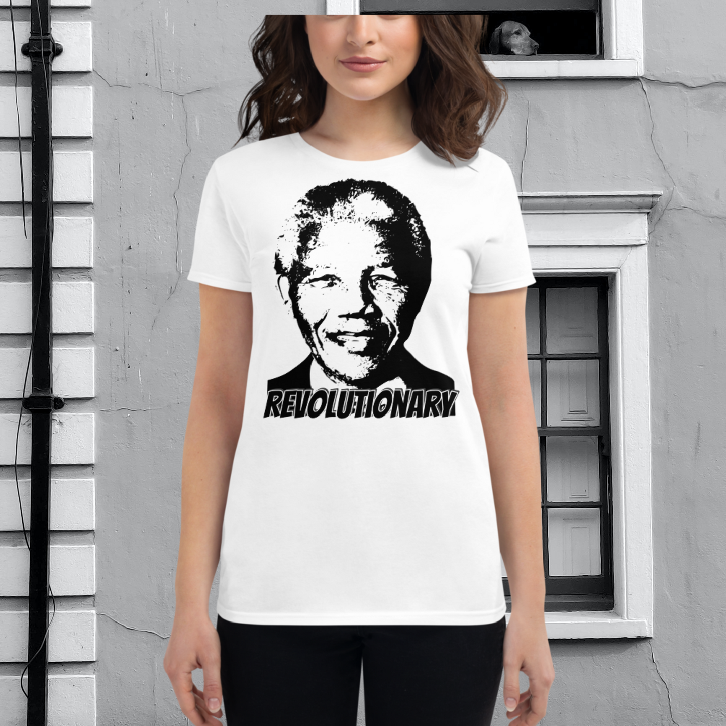 "NELSON MANDELA" Women's Short Sleeve T-shirt