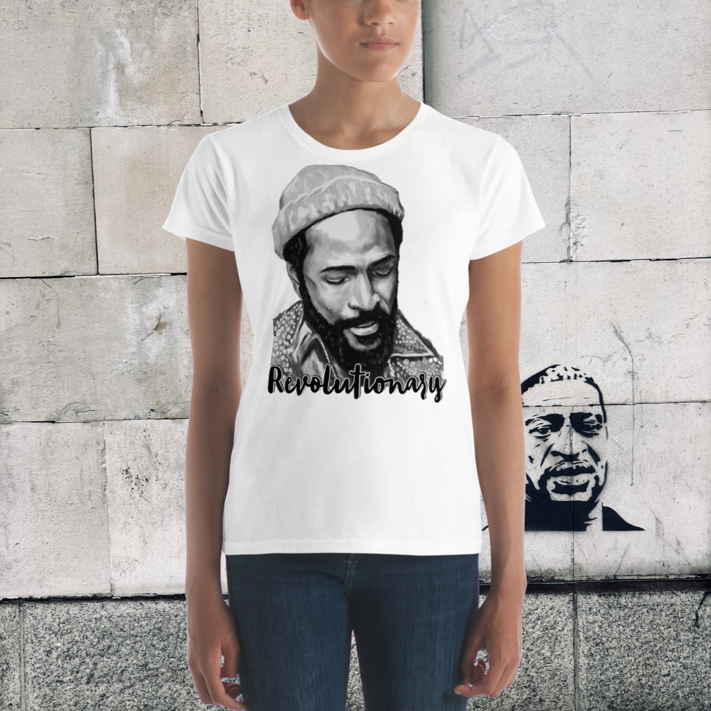 "MARVIN GAYE" Women's Short Sleeve T-shirt