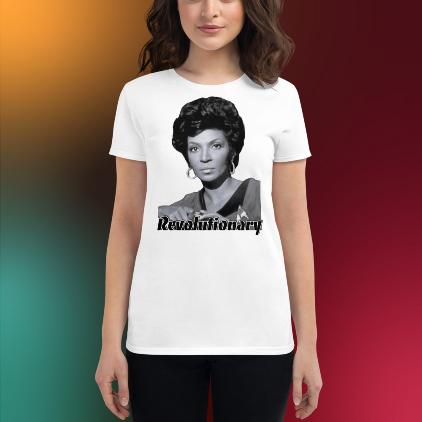 "NICHELLE NICHOLS" Women's Short Sleeve T-shirt