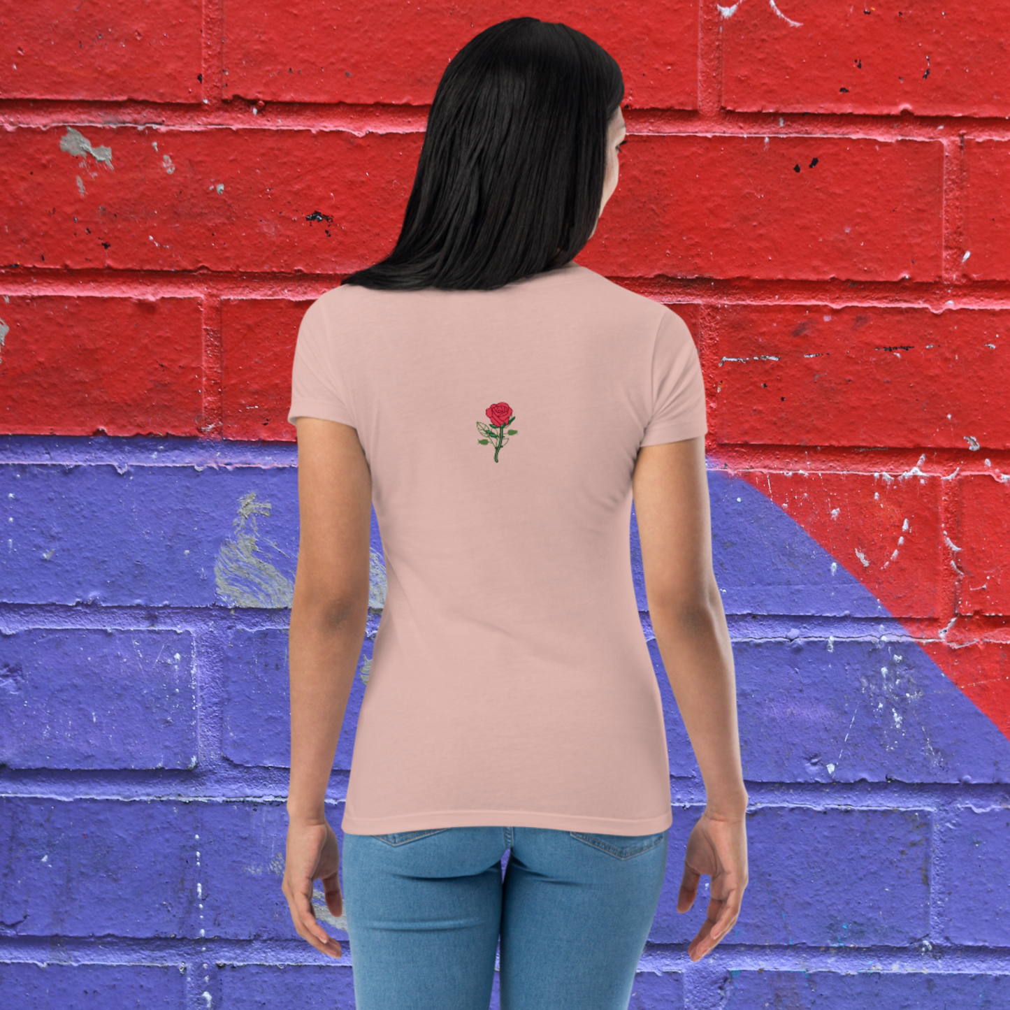 "URBAN ROSE" Women’s Fitted T-shirt