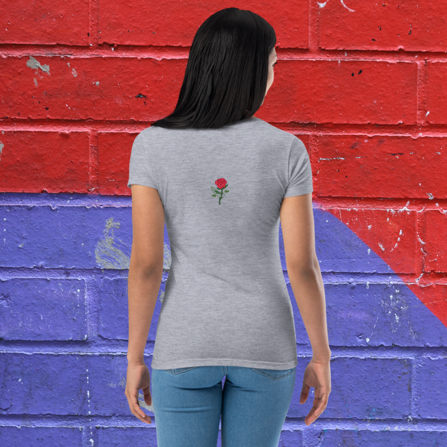 "URBAN ROSE" Women’s Fitted T-shirt