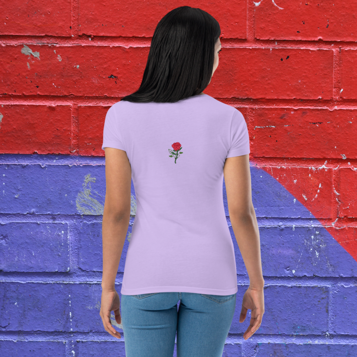 "URBAN ROSE" Women’s Fitted T-shirt