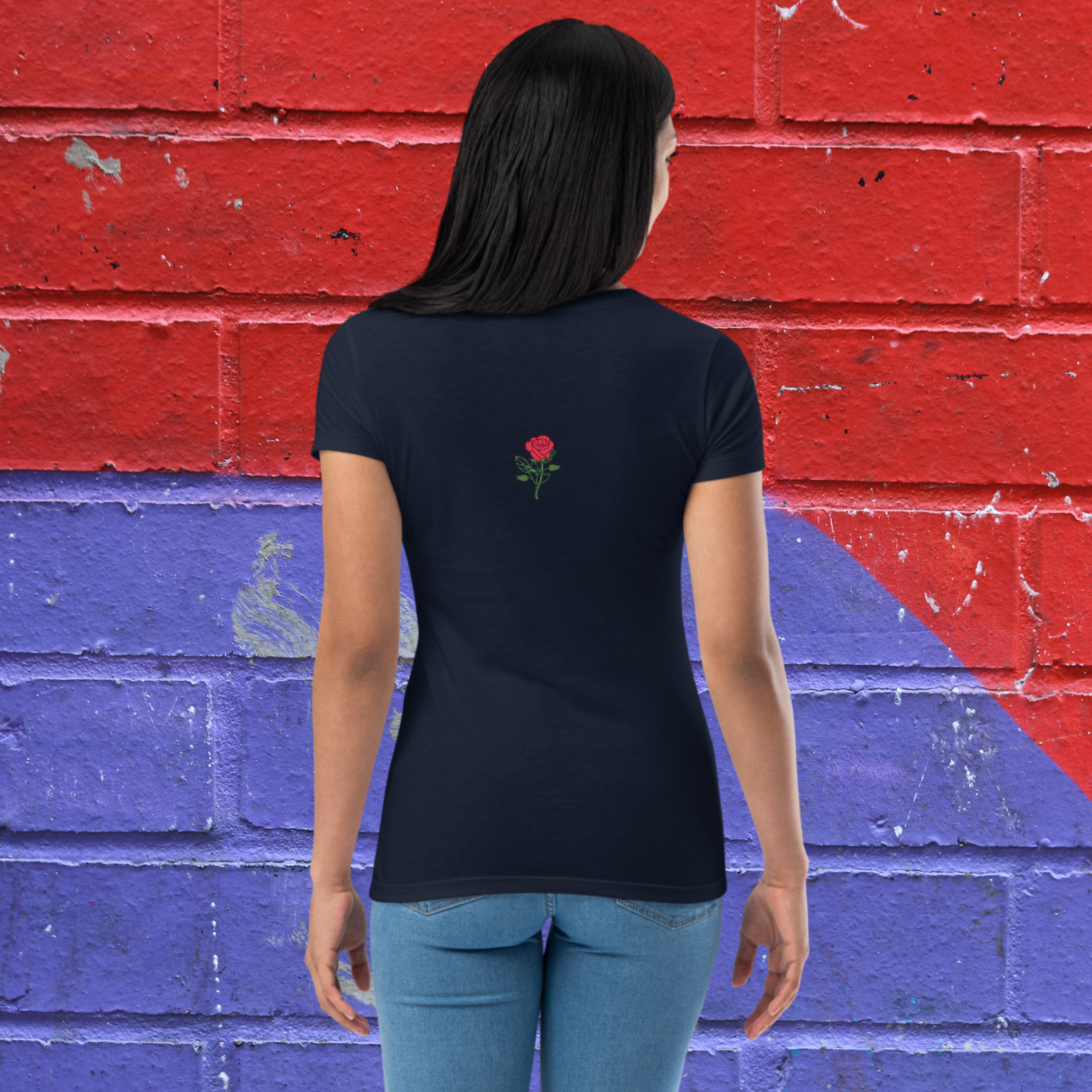 "URBAN ROSE" Women’s Fitted T-shirt