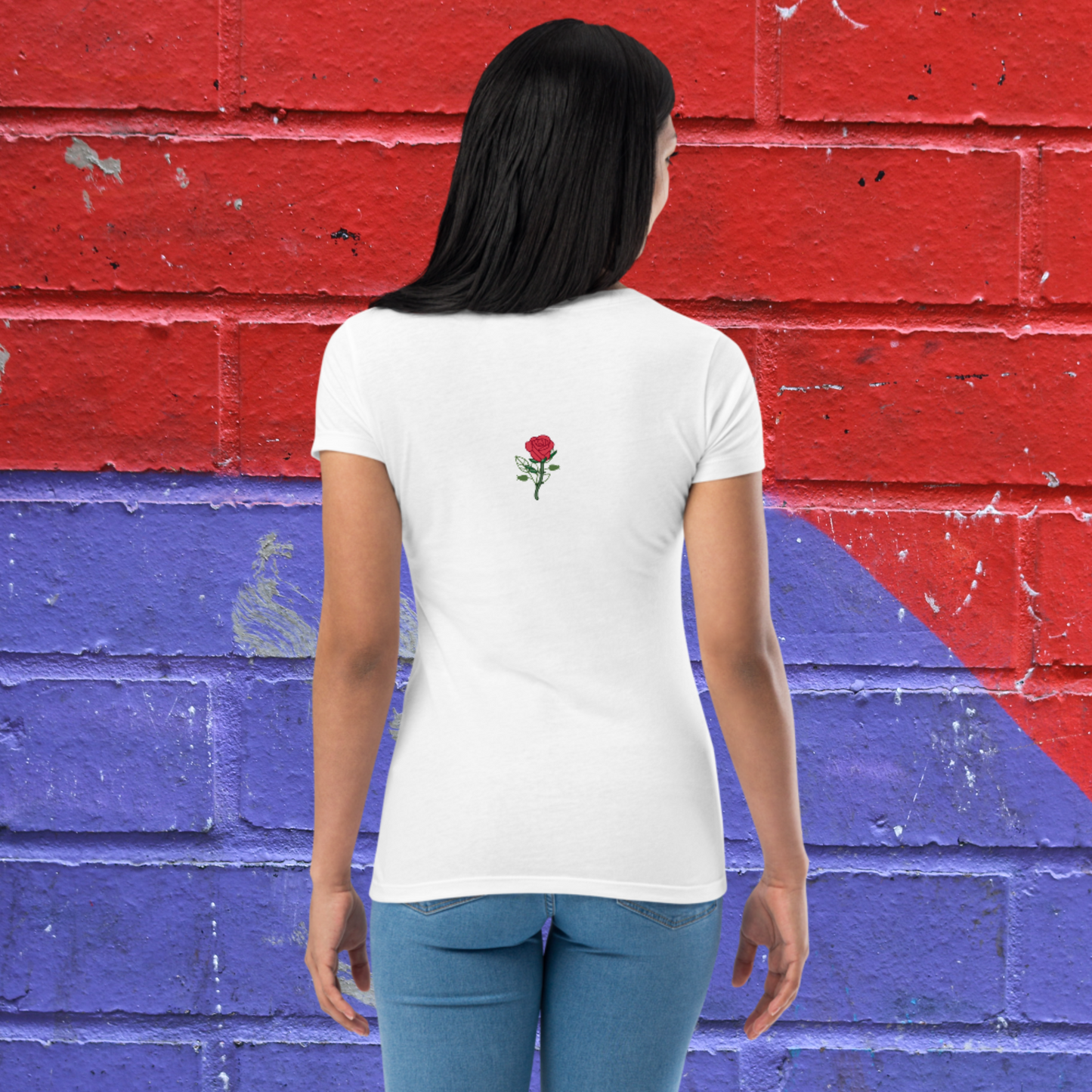 "URBAN ROSE" Women’s Fitted T-shirt