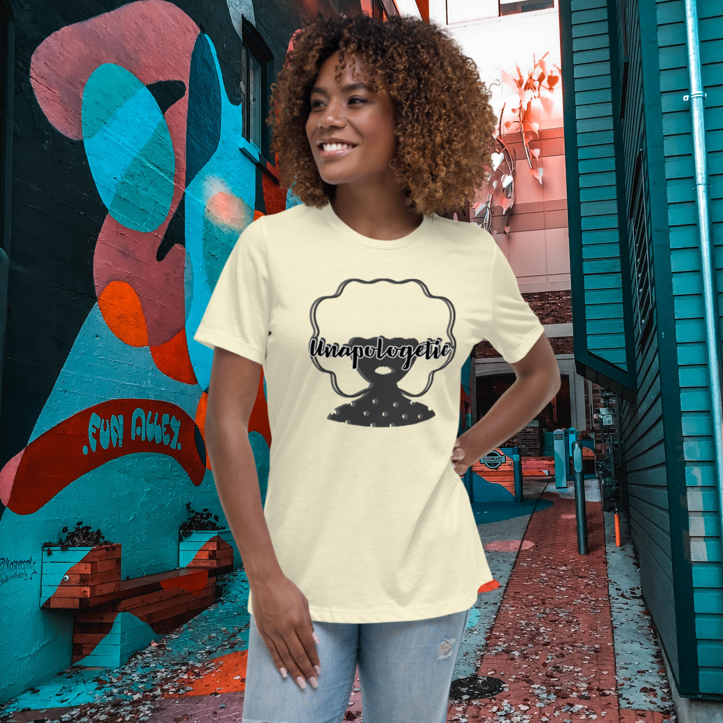 "UNAPOLOGETIC" Women's Relaxed T-Shirt