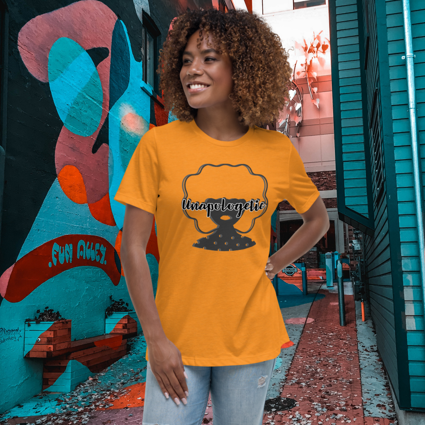 "UNAPOLOGETIC" Women's Relaxed T-Shirt