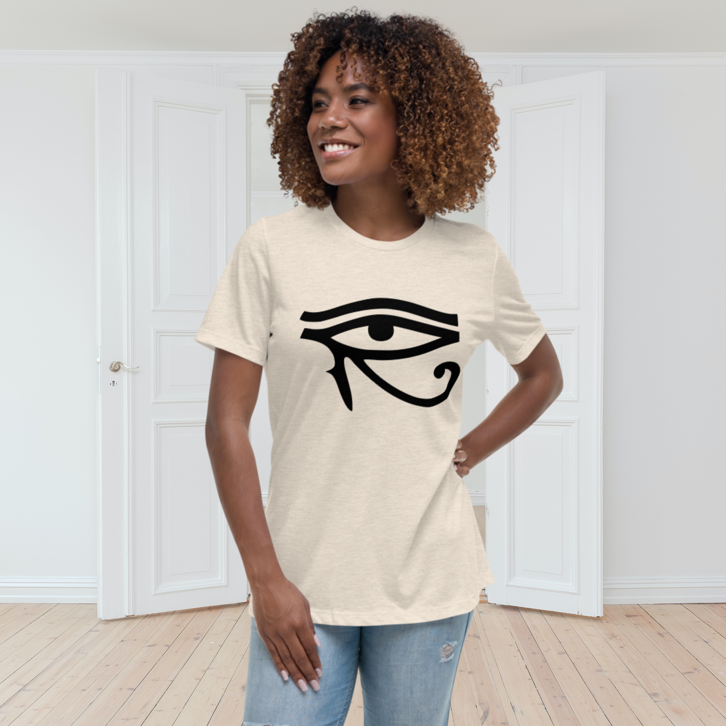 "EYE OF HORUS" Women's Relaxed T-Shirt