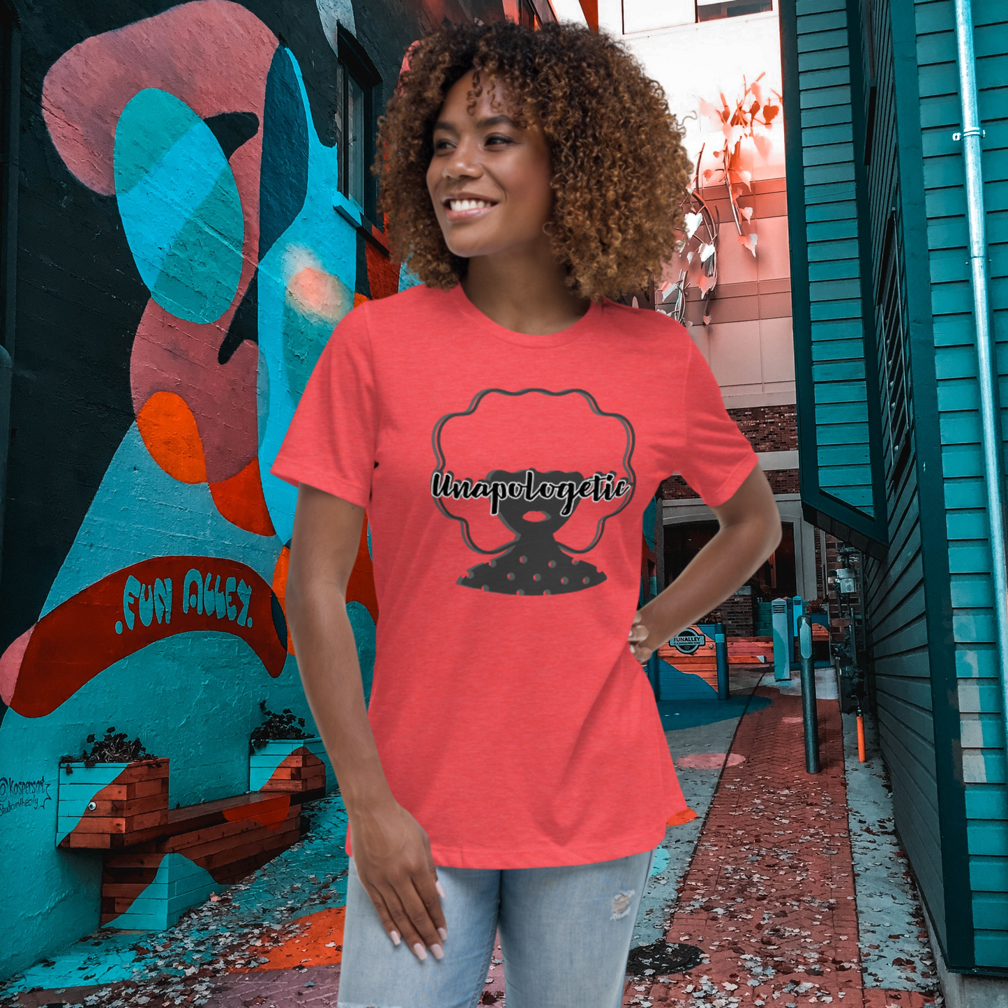 "UNAPOLOGETIC" Women's Relaxed T-Shirt