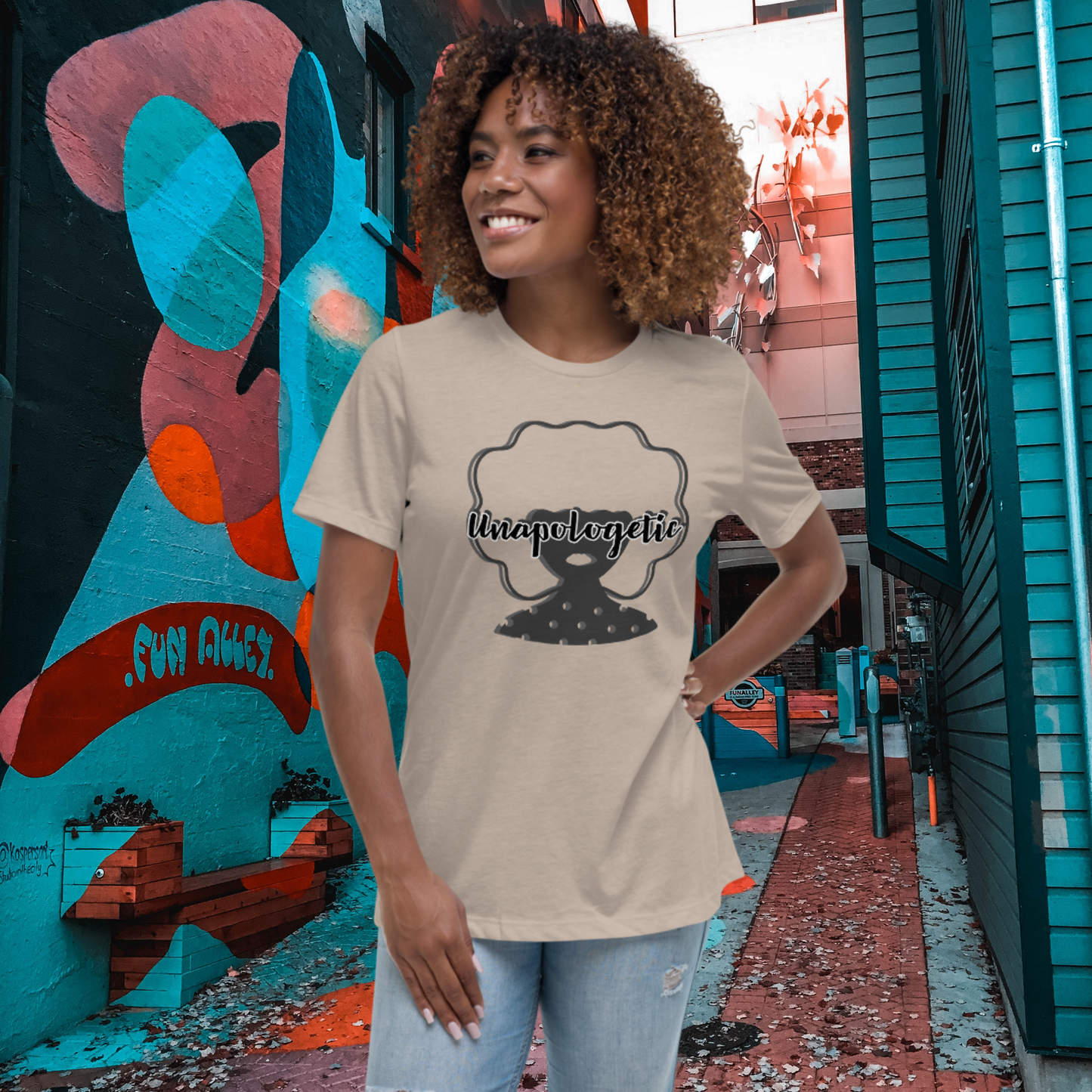 "UNAPOLOGETIC" Women's Relaxed T-Shirt