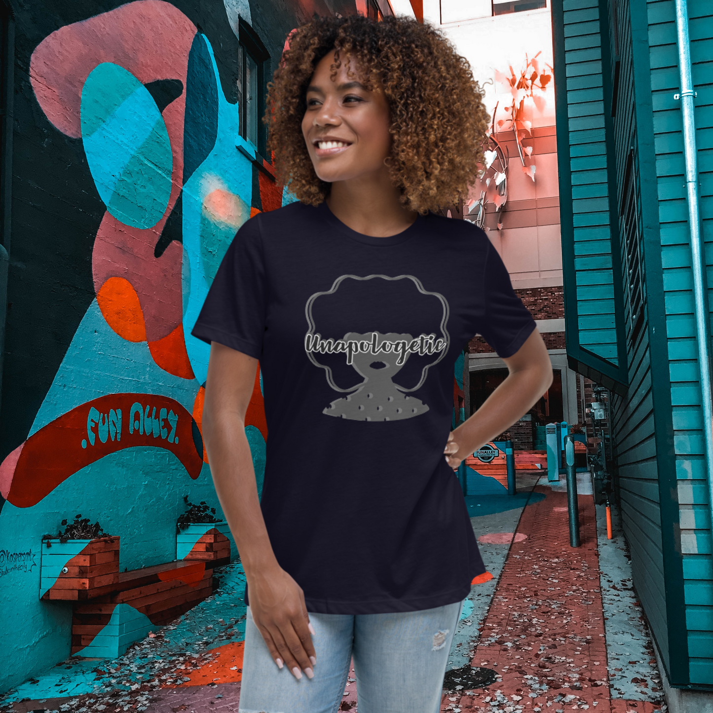 "UNAPOLOGETIC" Women's Relaxed T-Shirt