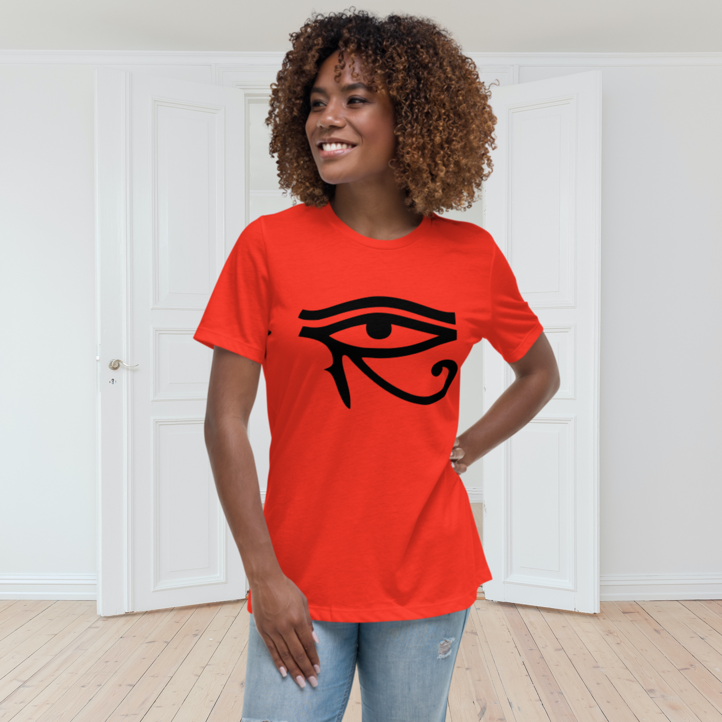 "EYE OF HORUS" Women's Relaxed T-Shirt